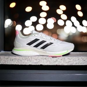 adidas Mens Supernova + M Boost Running Shoes Size 14 White Black GW9106 New